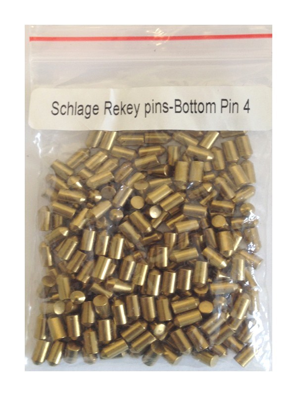 200 Pieces Schlage Rekey Bottom Pins #4 Locksmith Rekeying Pin Key Kits