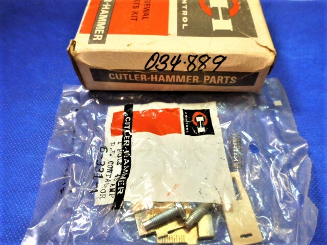 Citation 6-331-4 Cutler Hammer 40 AMP RENEWAL PART CONTACT 1 POLE KIT - New NIB