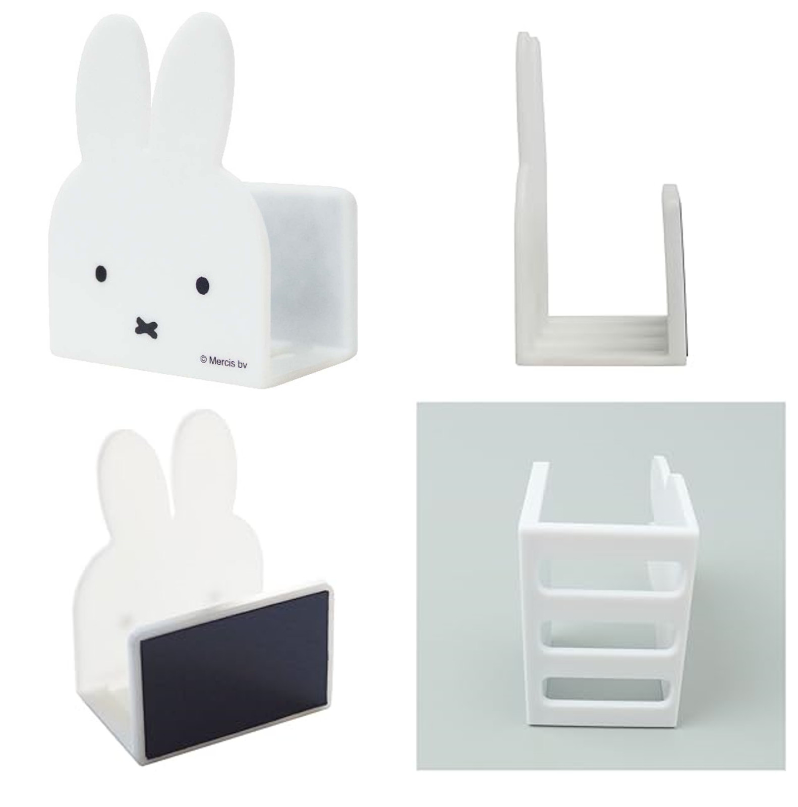 Miffy Magnetic Sponge Holder + 4 Die-Cut Sponges Set Okato | Japan Kitchen