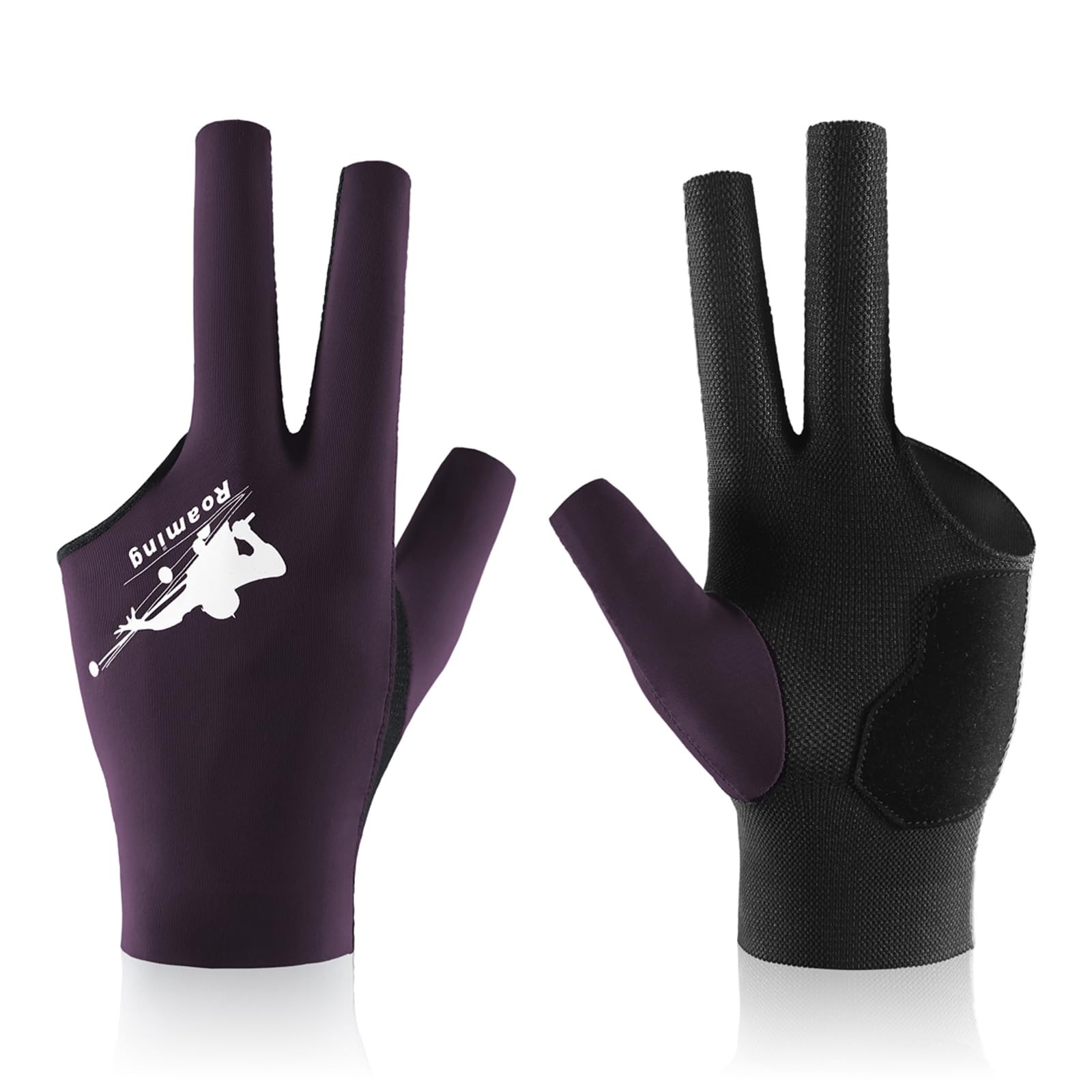 Billiard Shooters Carom Pool Snooker Cue Sport Glove Fits on Left or Right Ha...