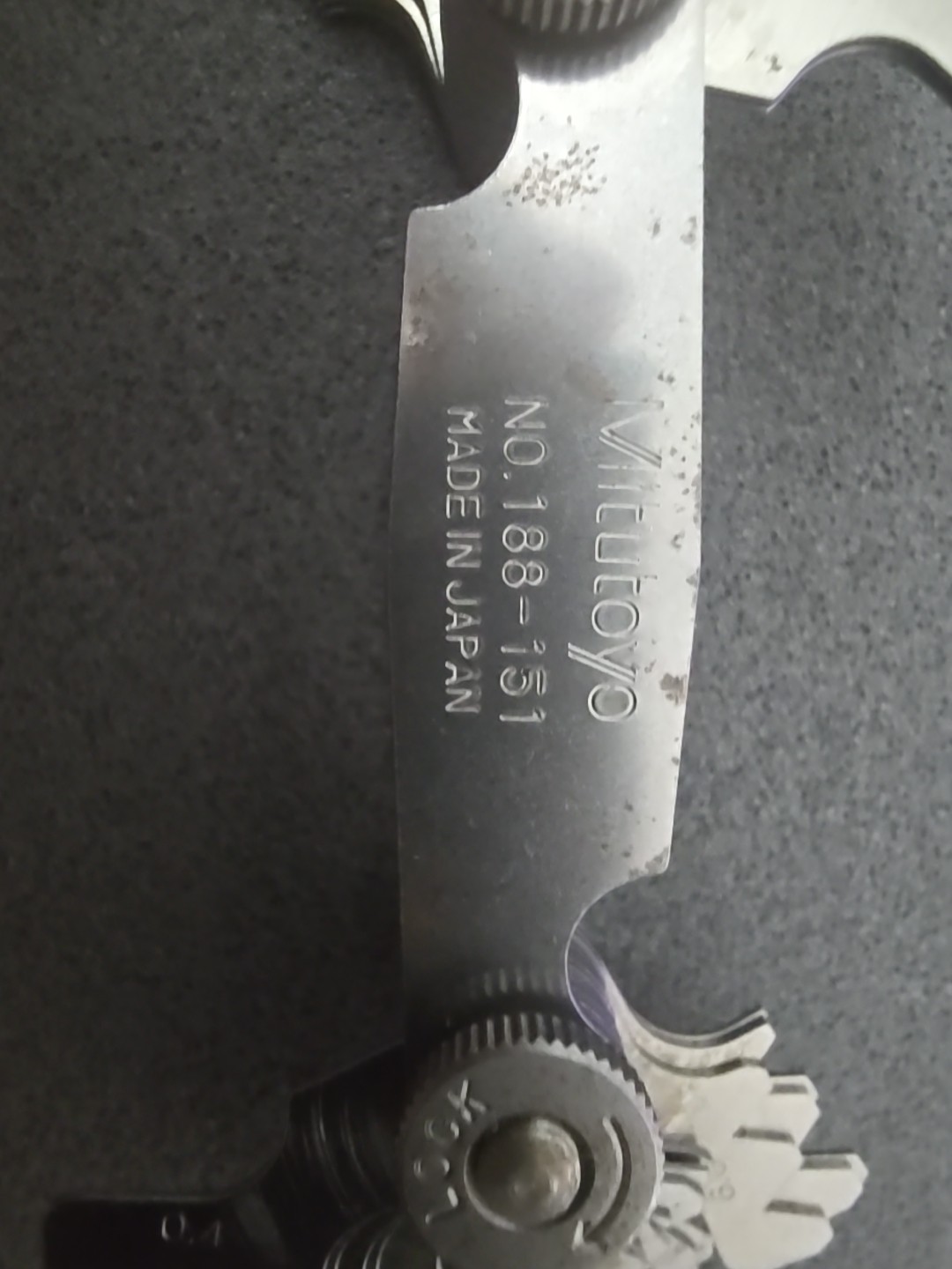 Tesa Brown & Sharpe 599-579-12-1 - 12" DIAL-CAL W/ Mitutoya 188 - 131 Thd Gage