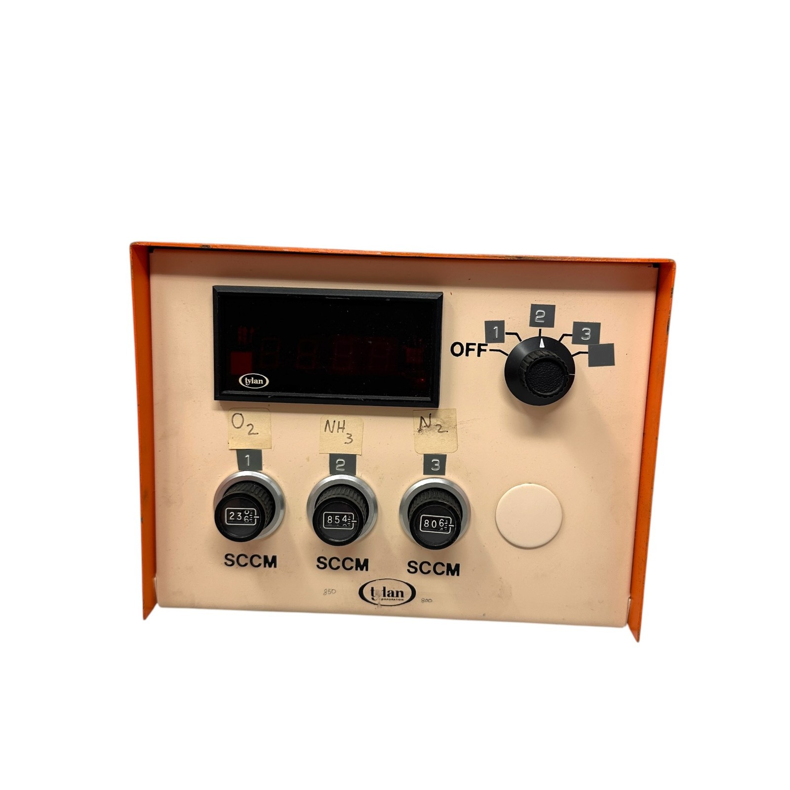 Tylan Corporation RO-14 Readout Box Mass Flow Controller Gas Display 1000 SCCM
