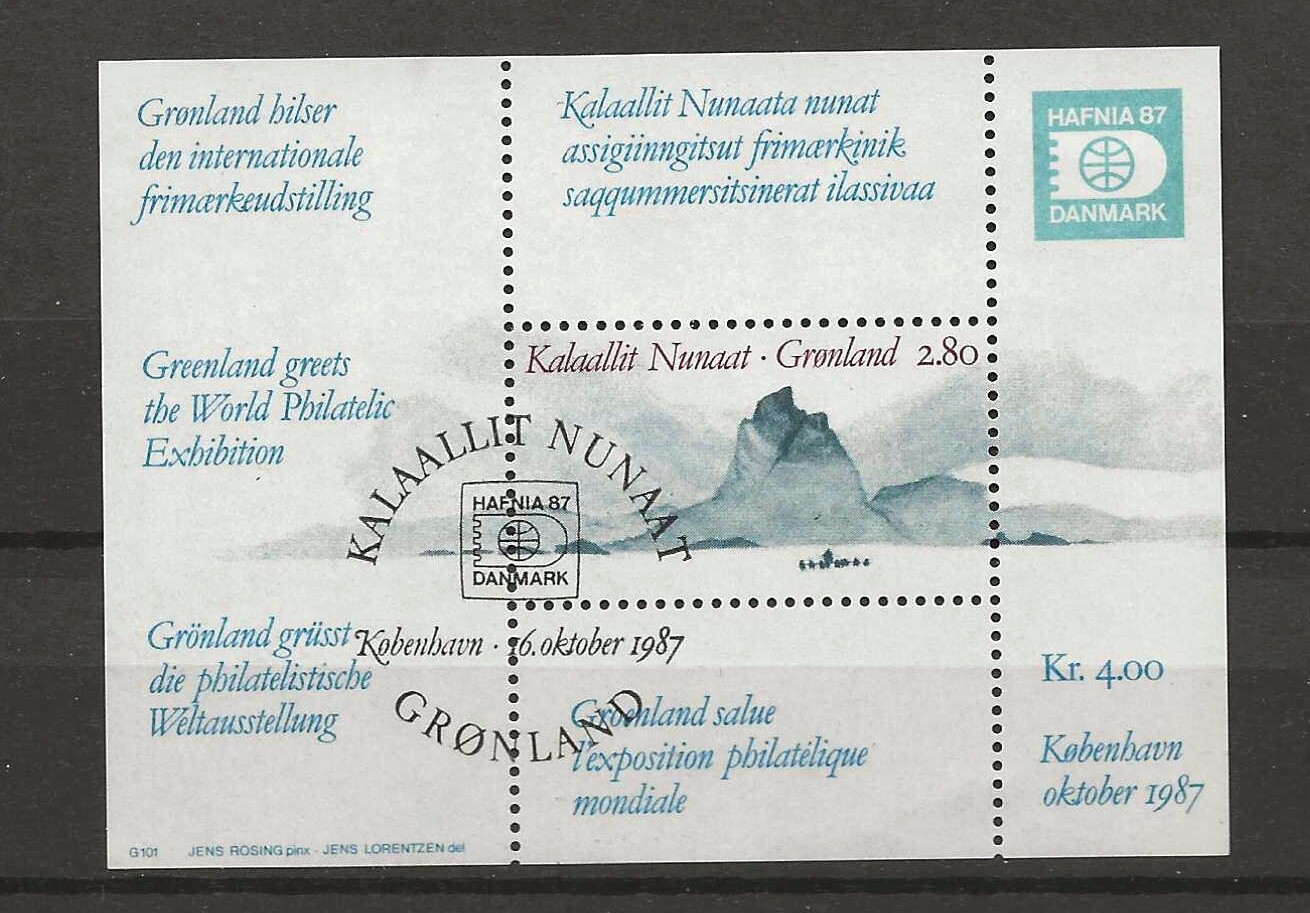 Greenland 1987 BIRDS used (a211)