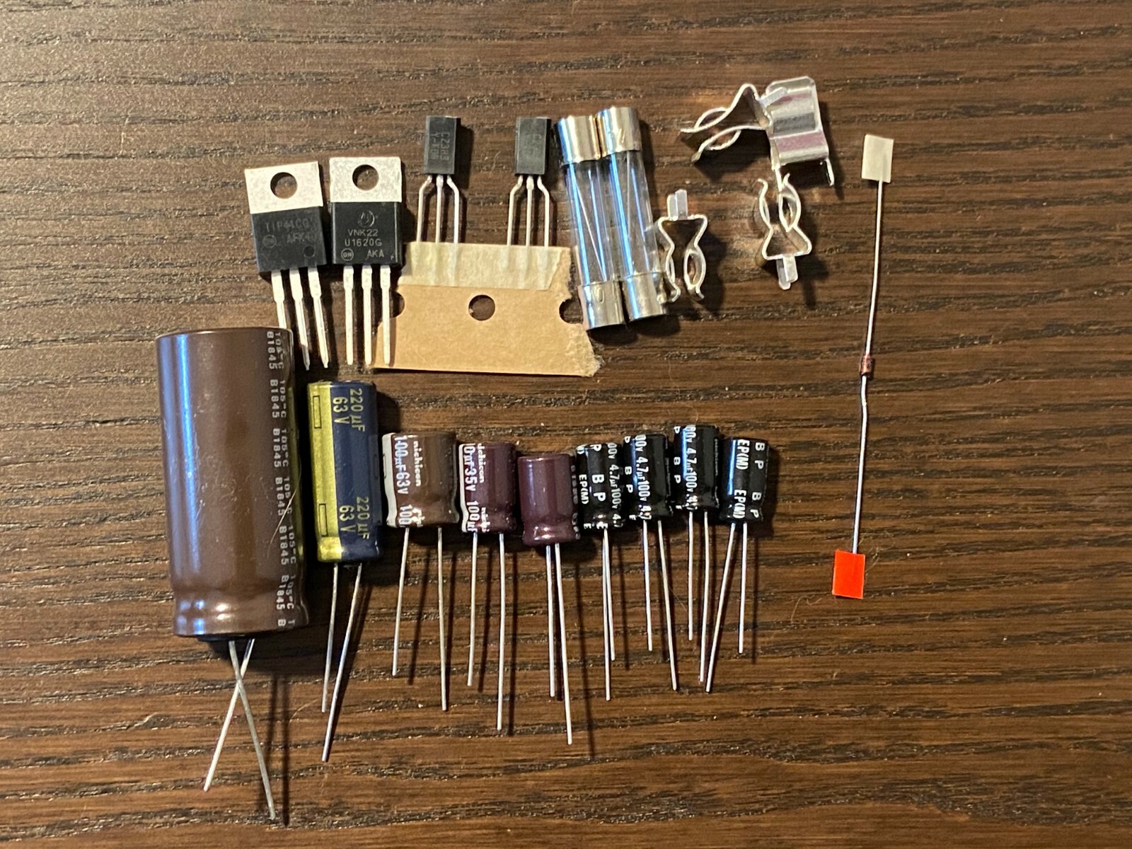 Sansui F-2546 Power Supply Board Rebuild Receiver Recap Kit - 8080 9090 890 990