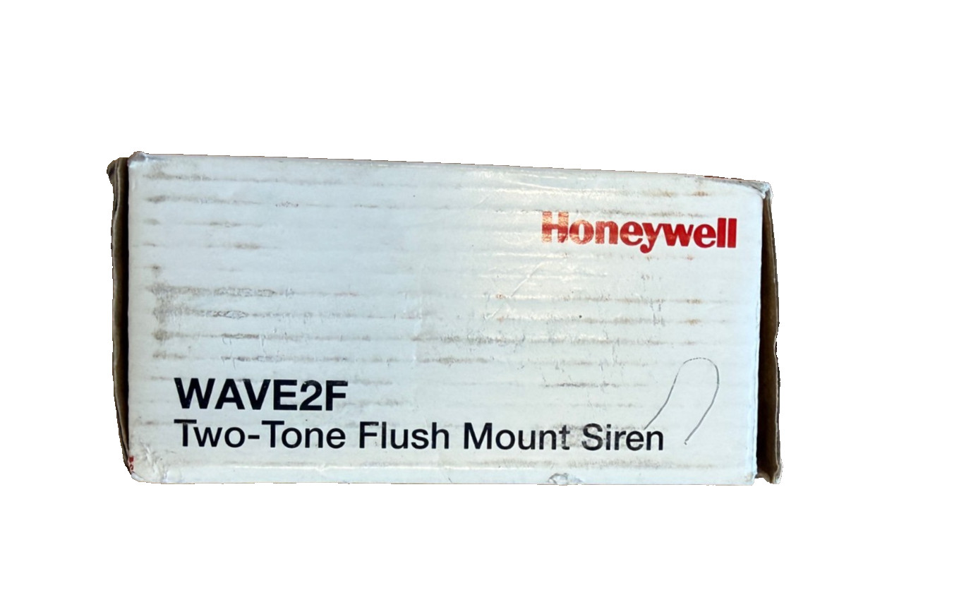 HONEYWEL WAVE2F Two-Tone Flush Mount Siren Security Alarm