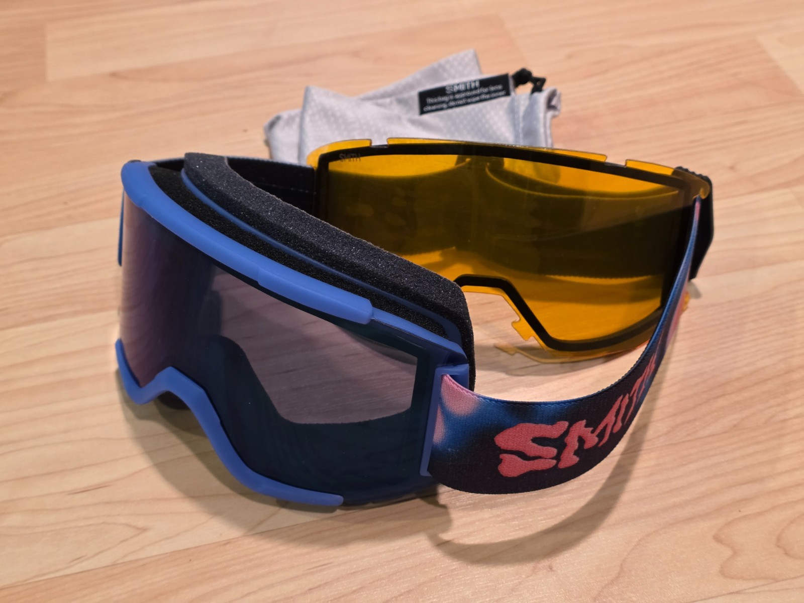 New Smith Squad Low Bridge Fit (Asian Fit) Goggles - 2 Lenses
