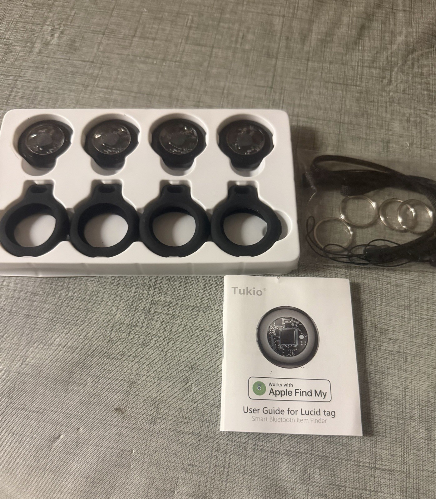 2025 New [Apple MFi Certified] (iOS Only) Air Tracker Tags-4 Pack, Smart Tag (G)