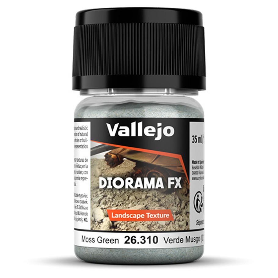 Vallejo Diorama Fx Landscape Texture Moss Green 35Ml Paint