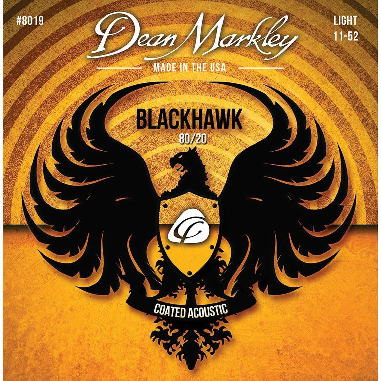 Blackhawk 80/20 Guitar Strings Acoustic Bronze, 11-52 Light Guitar Strings Ac...