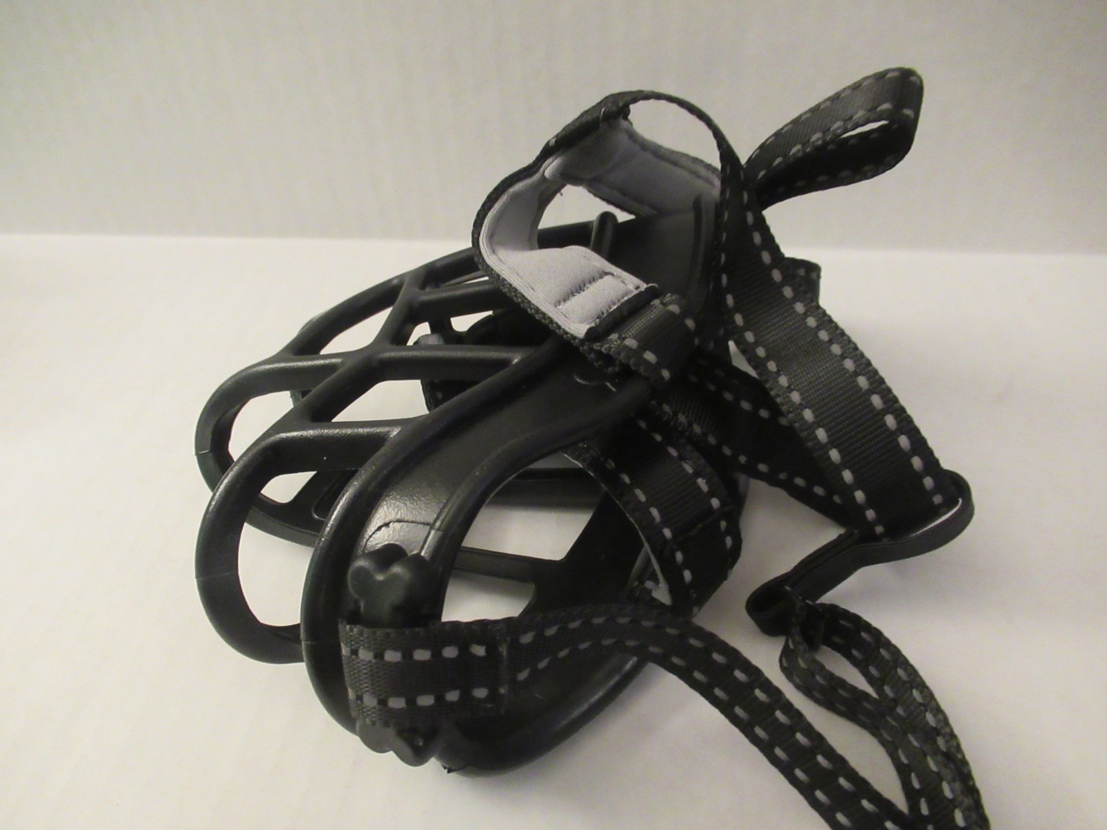 Basket Dog Muzzle (Size 4) (13") Black Nylon