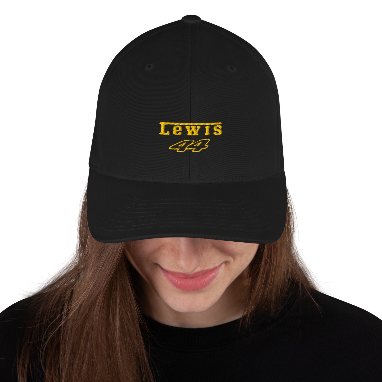 Lewis Hamilton #44 Ferrari 2026 F1 Embroidered Twill Cap Black Hat Fan Gift