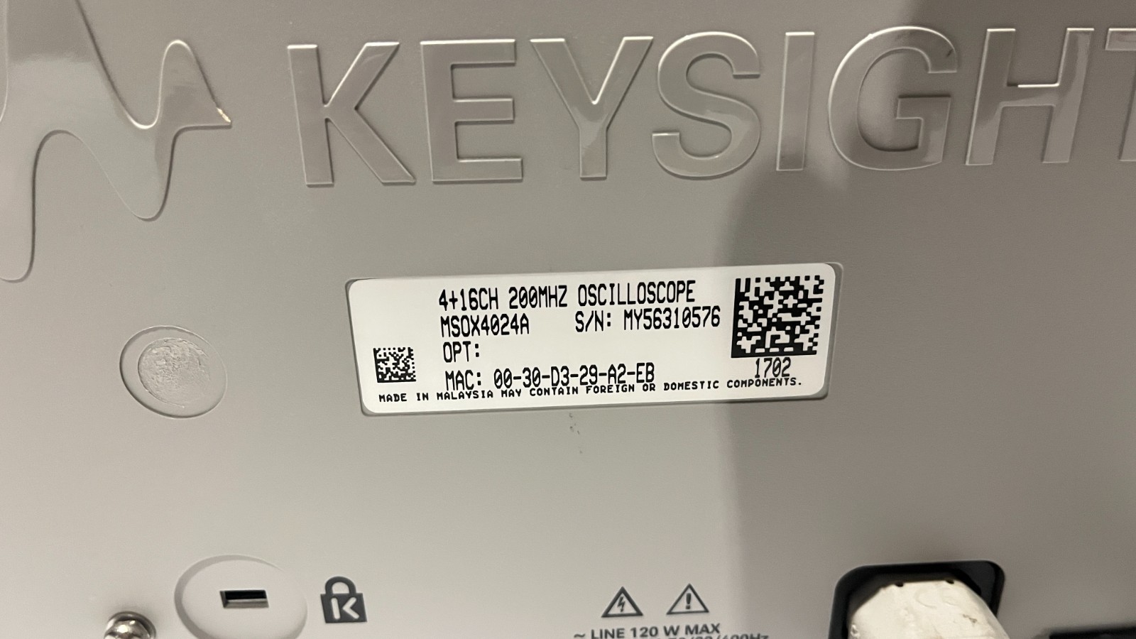 AGILENT KEYSIGHT - MSOX4024A