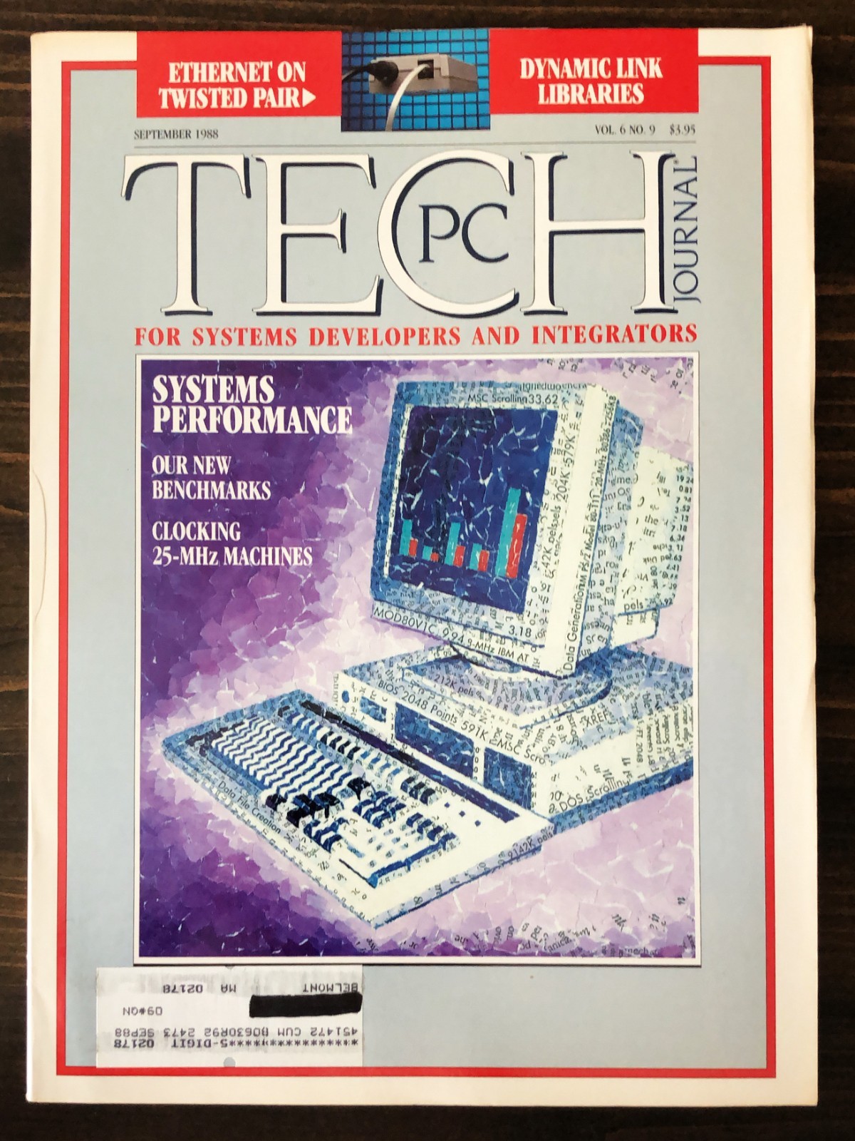 PC Tech Journal Magazine, September 1988, Vol. 6 No. 9  IBM Personal Computer
