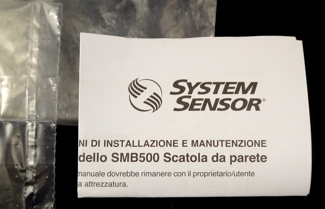 Honeywell System Sensor SMB-500 Surface Mount Box, NEW