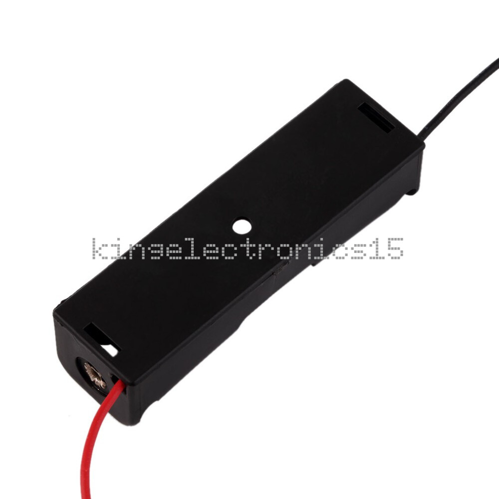 10PCS Plastic Battery Storage Case Box Holder For AA with wire leads