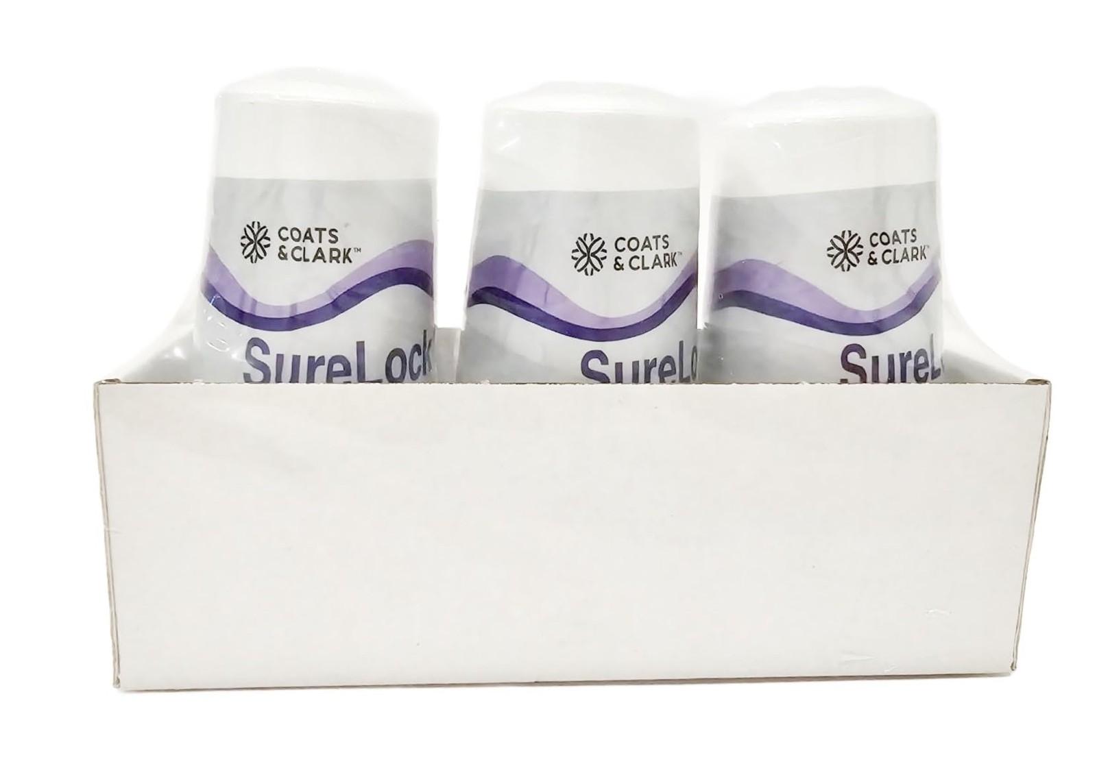 Coats & Clark - SureLock Serging Thread - 3 Pack (White)