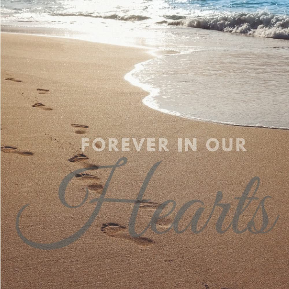 Beach Sunset Funeral Guest Book: Celebration of Life: Memorial, Condolence &...
