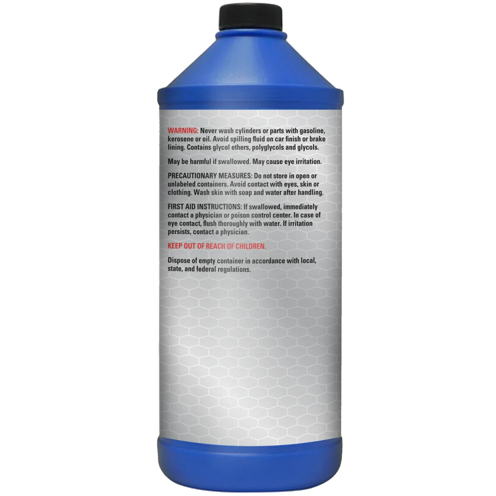 (6 pack) Super Tech DOT 3 Brake Fluid, 32 oz
