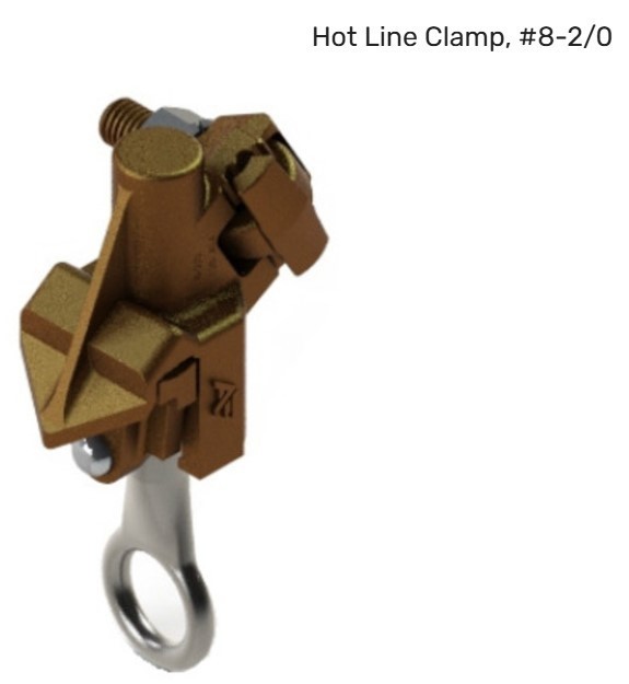 Aluma-Form AFBC20  Bronze Distribution Tap Hot Line Wire Connector Clamp #8-2/0