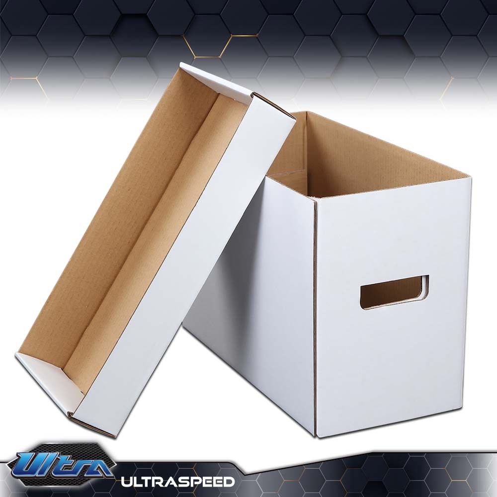 3PCS Short Comic Book Storage Boxes Holds 150 175 Stackable Archival Cardboard