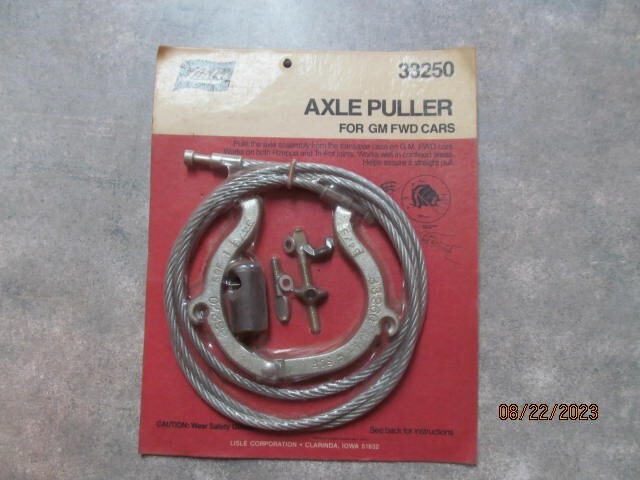 LISLE 33250 Axle Puller for GM FWD cars  made in USA Free shipping