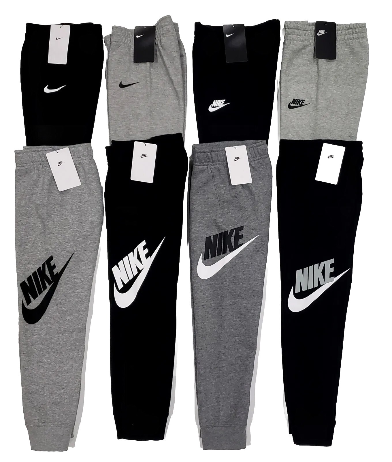 Nike Activewear Fleece Joggers SweatPants Boys Sizes  5, 6,  7 : NWT