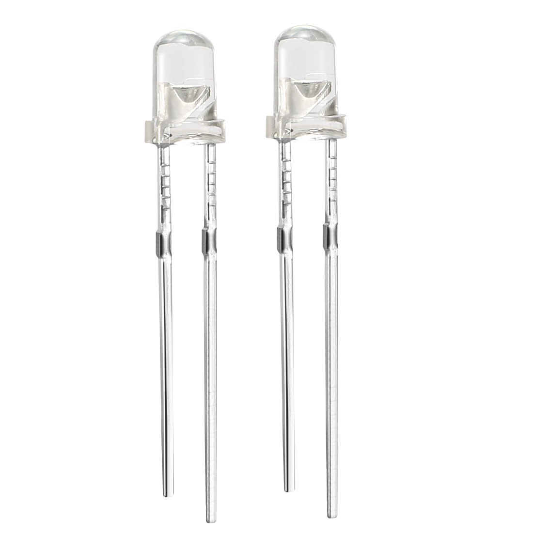 20pcs 3mm White LED Diode Lighting Electronics Component Emitting Light 3-3.4V