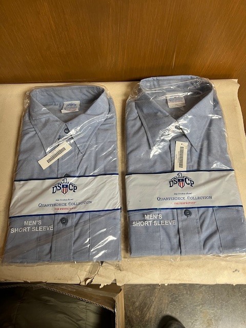 U.S. G.I. Men’s Navy Utility Work Shirt, 2 pack. Size XL. Unused.