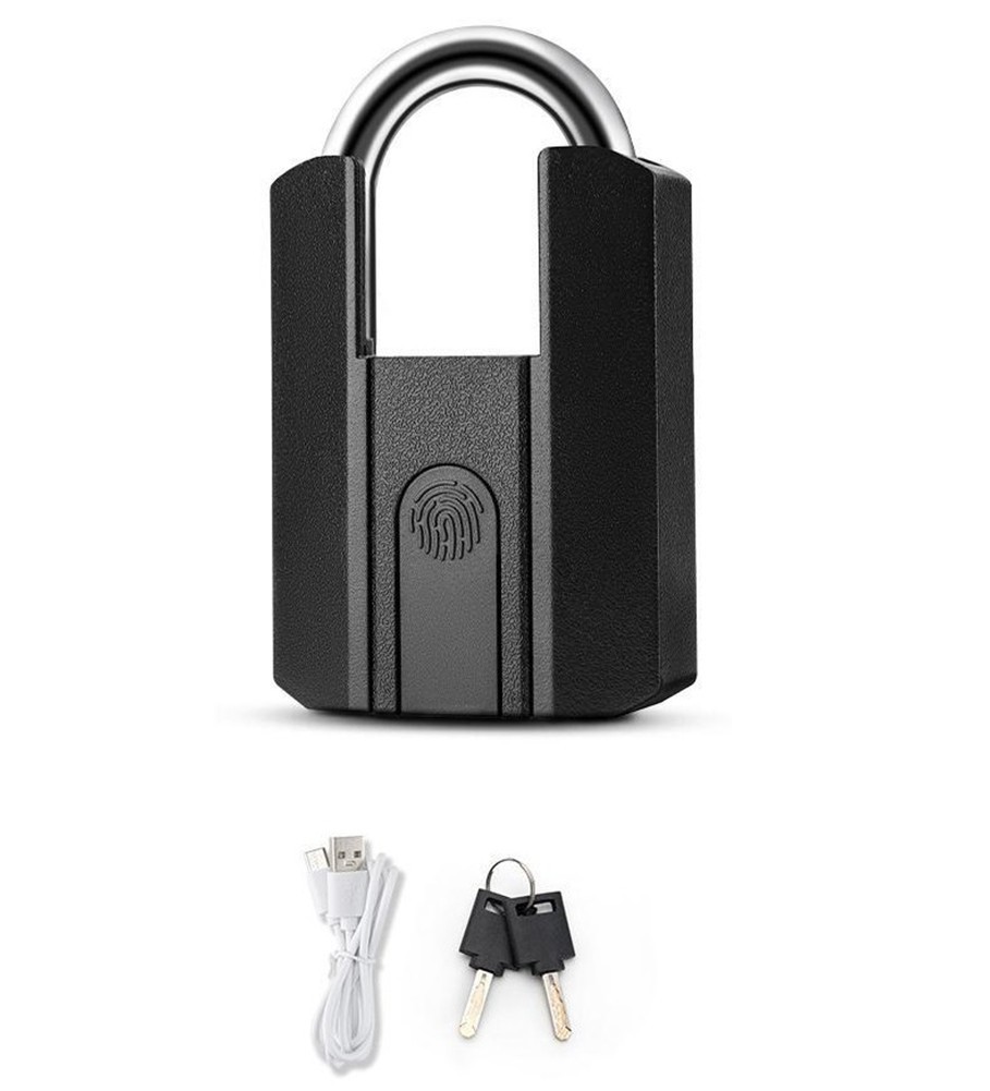 For TTlock App Enabled Fingerprint Lock USB Rechargeable and Key Backup