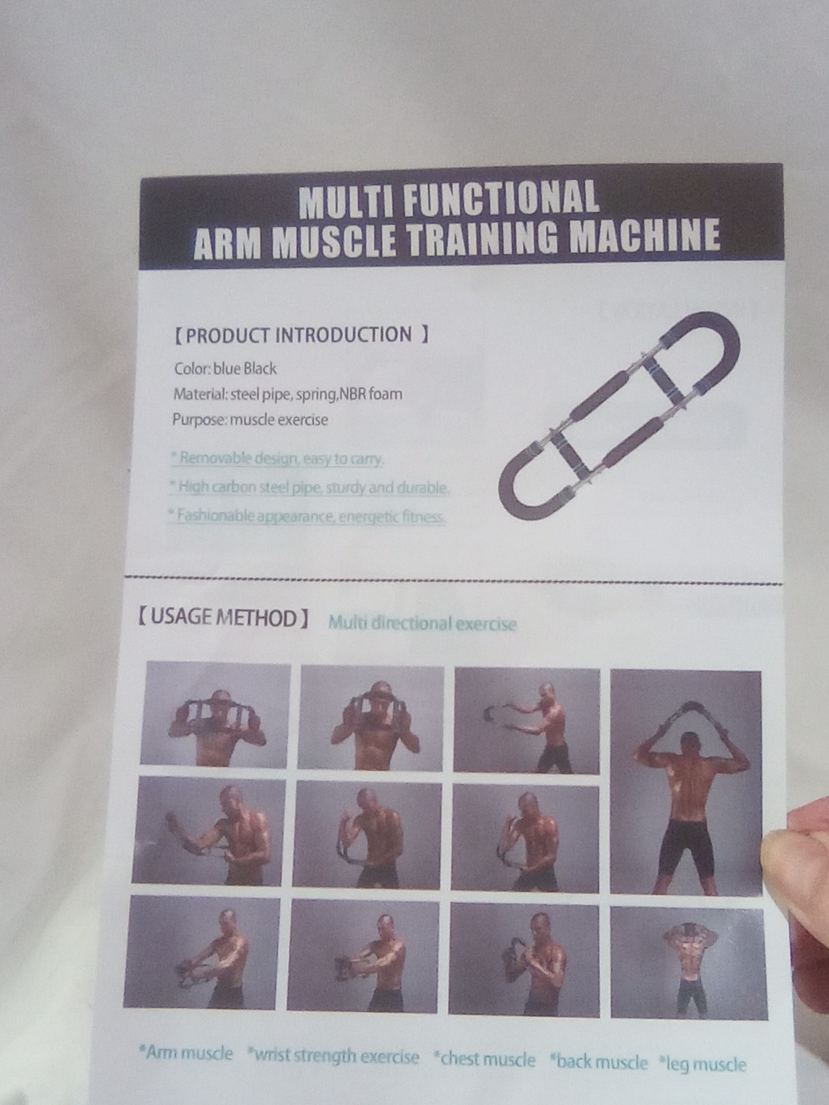 Multi Functional Arm Muscle Training Machine, arms & chest workout