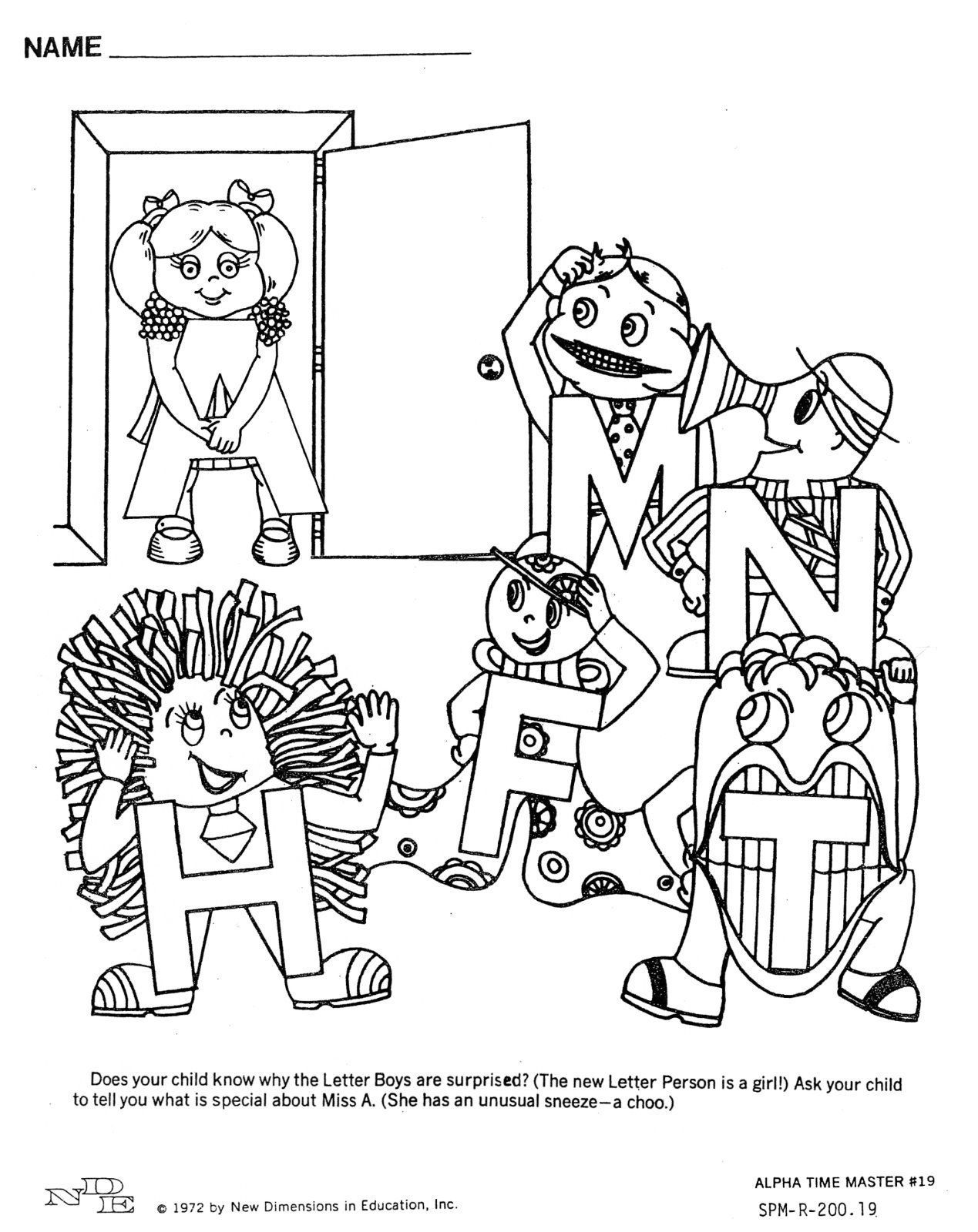 Letter People MEGA Worksheets Handouts (1000 pgs) Vol 1-6 on CD