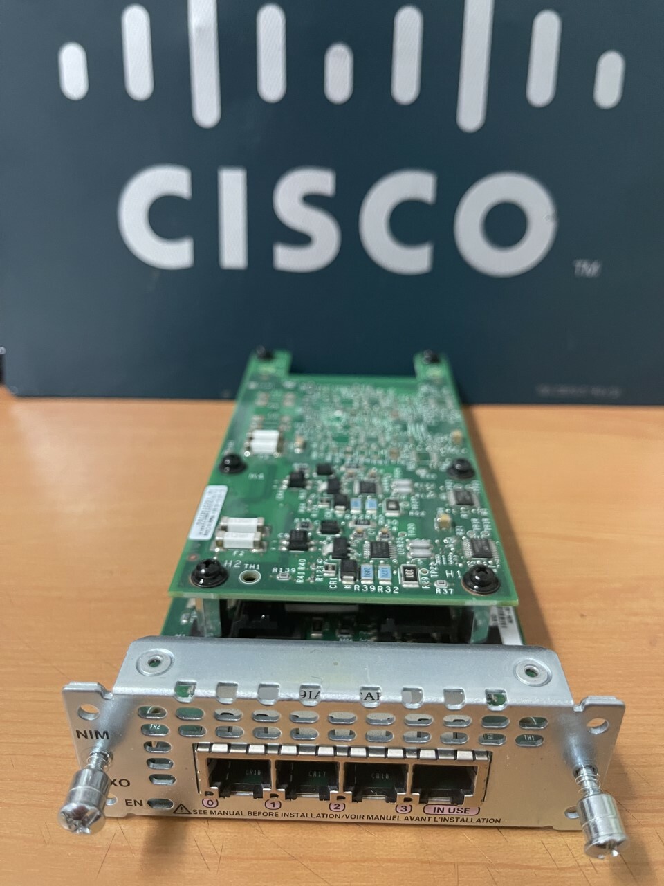 Cisco NIM-4FXO 4-port Network Interface Module - FXO for ISR 4000 Series Routers