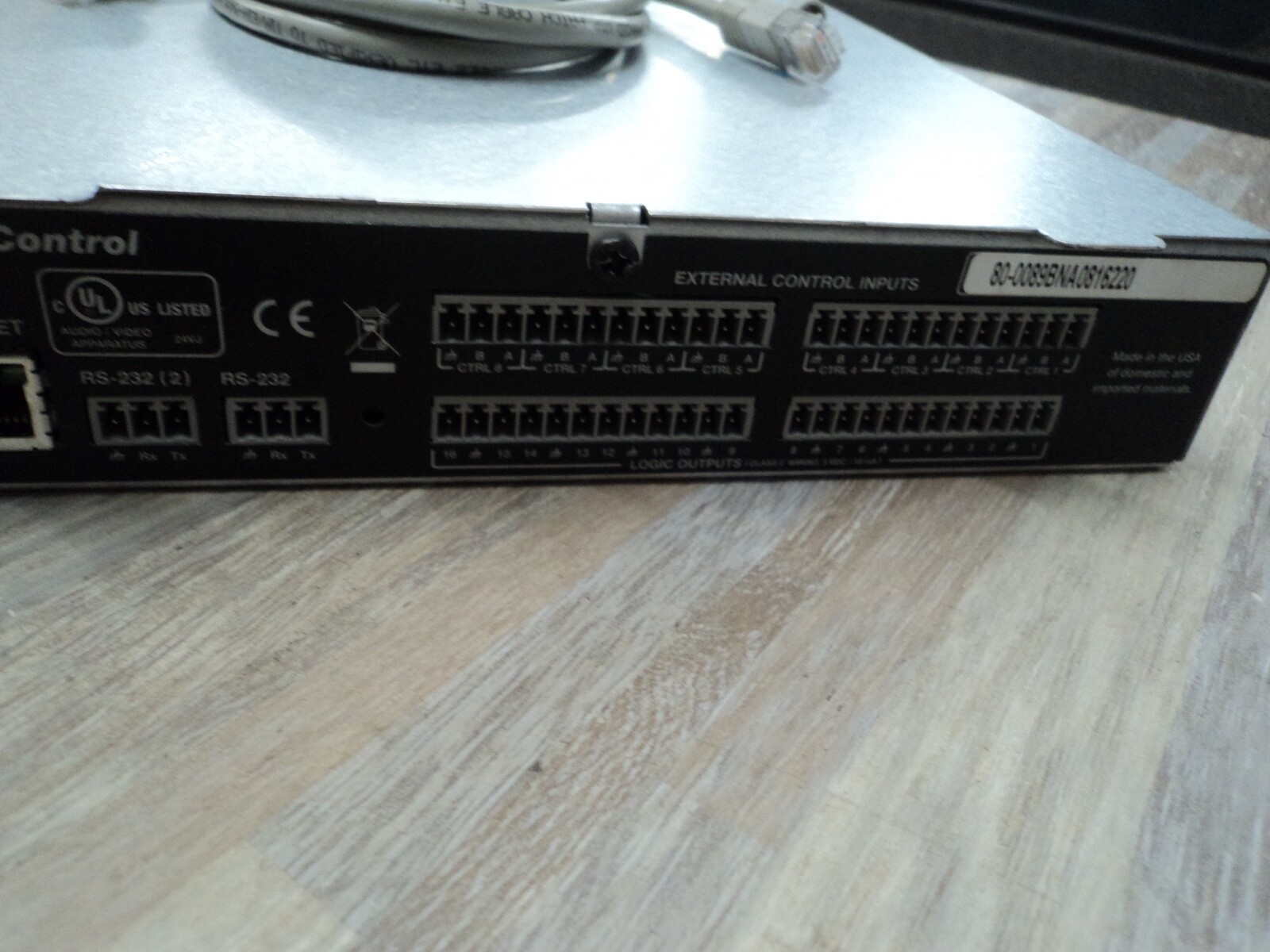 Symetrix External Control Expander Item ID: XCONTROL W/ SHELF