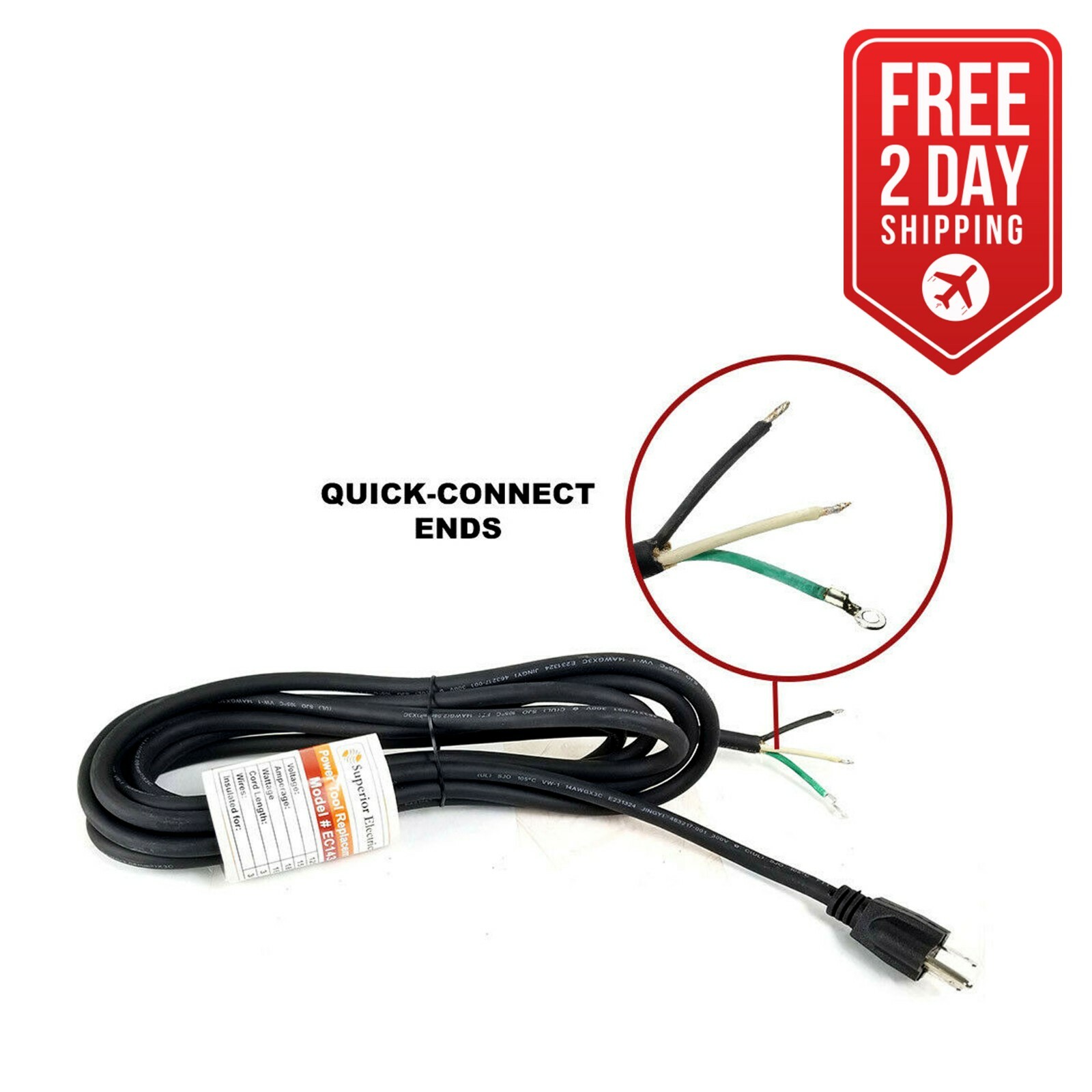 Cord Assembly for Duo Fast Carpet-Pro Tool 441352 (GO-316) ? EC143-16Q