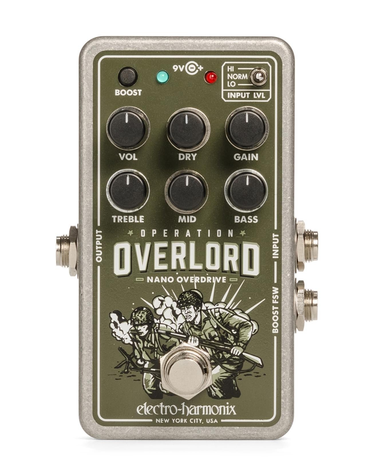 Electro-Harmonix Nano Operation Overlord Allied Overdrive Pedal