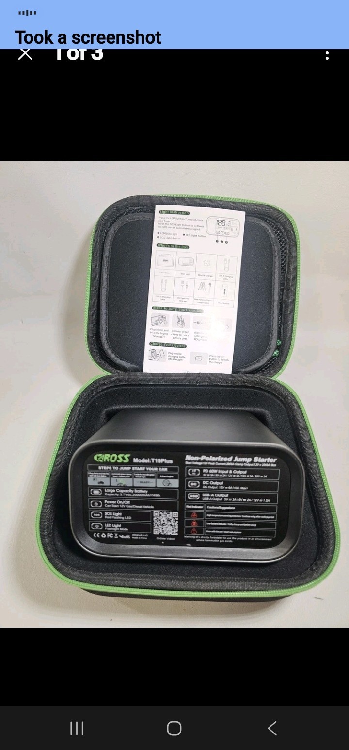 CAROSS T19PLUS Car Jumper Box