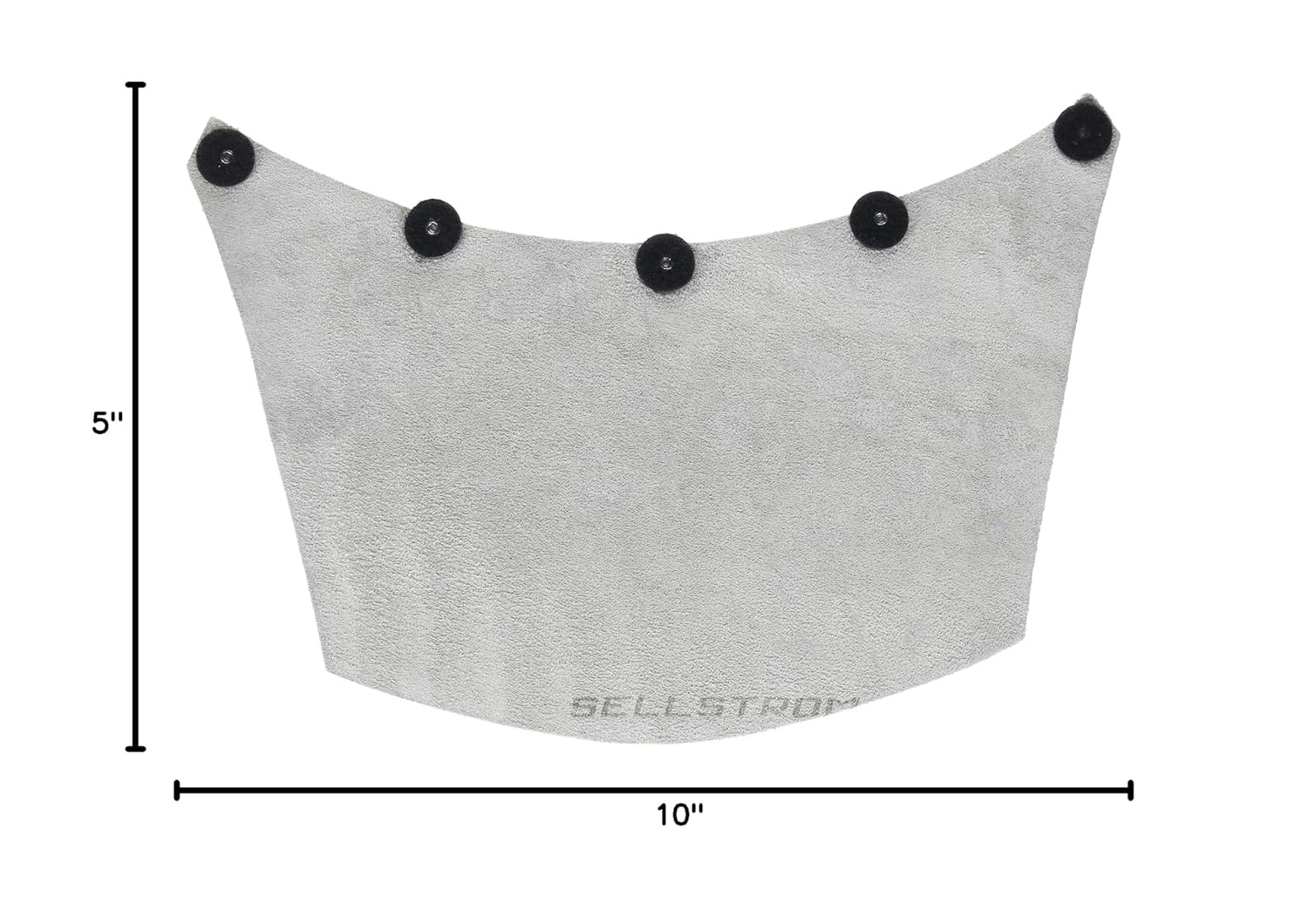 Welding Bib, Leather, 5Inl X 10Inw