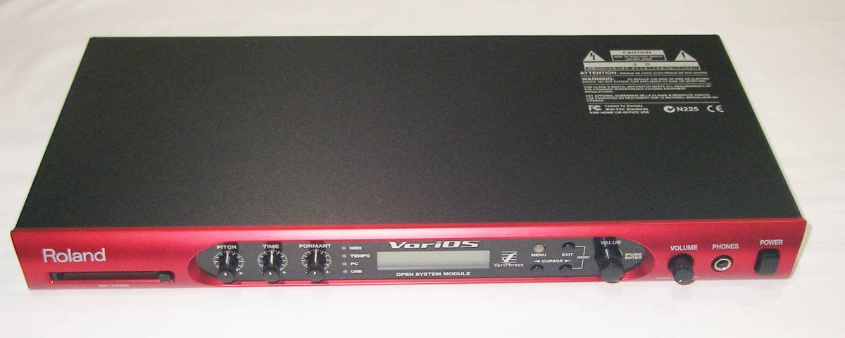Roland VariOS Open System Module rack effect VariPhrase Working w/PC Card 2GB