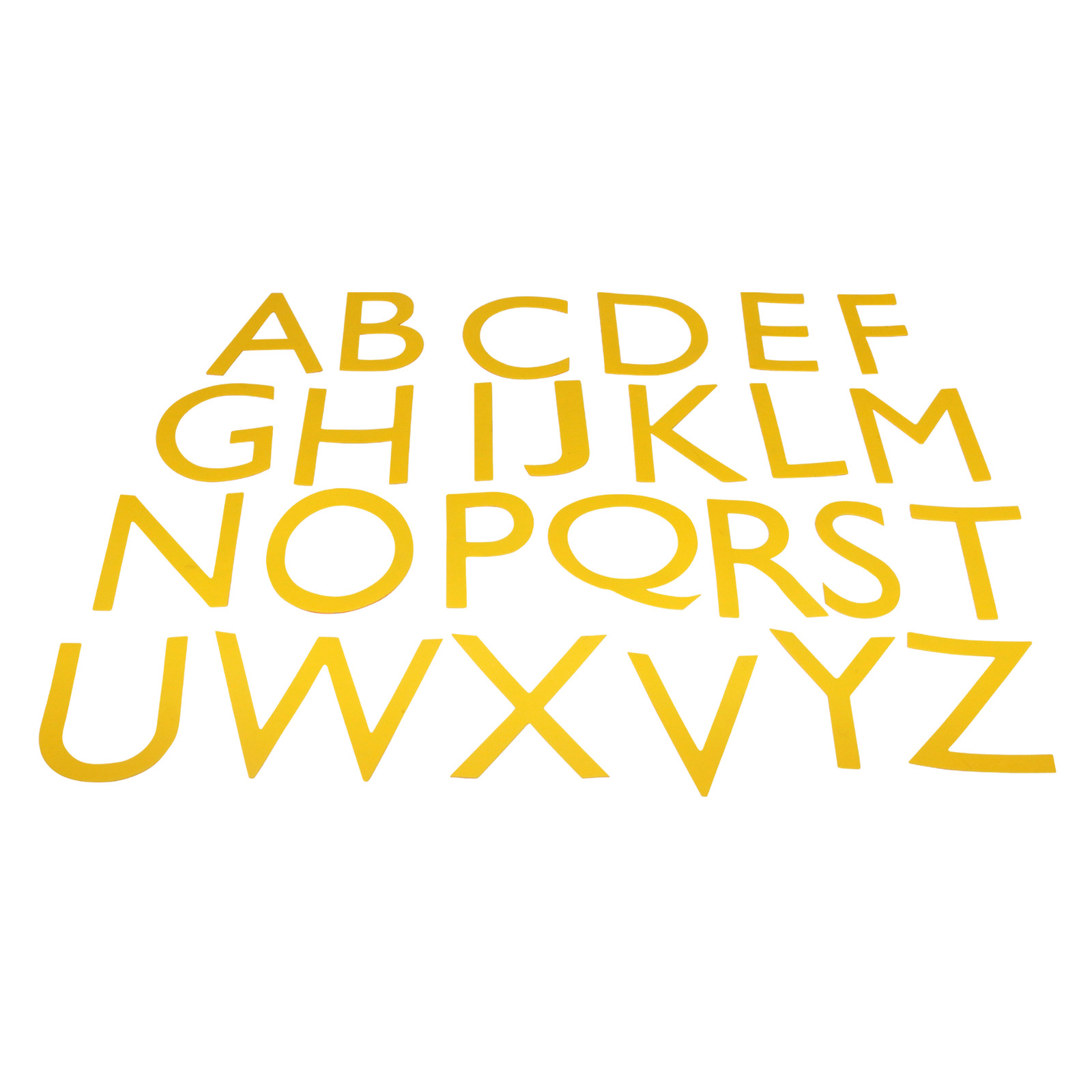 FindTape Marking Letters: 3.7 in. (Yellow)
