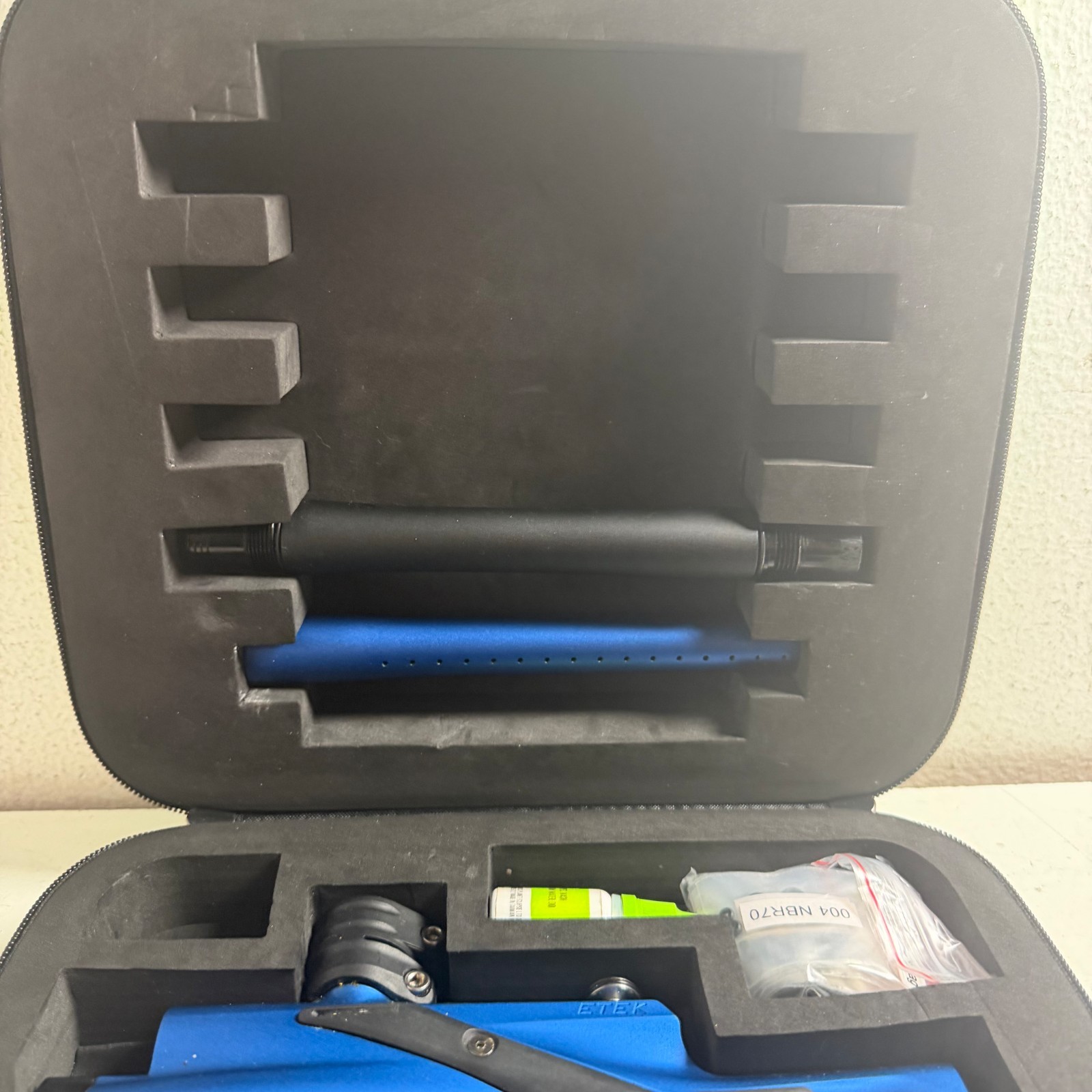 Planet Eclipse Etek 5 Blue Black 2-Piece Barrel Electronic Paintball Marker Gun
