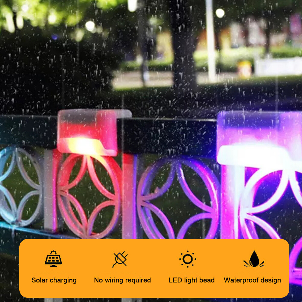 16Pcs Solar Pool Side Lights Color Changing Deck Lights Swimming Pool Side Decor