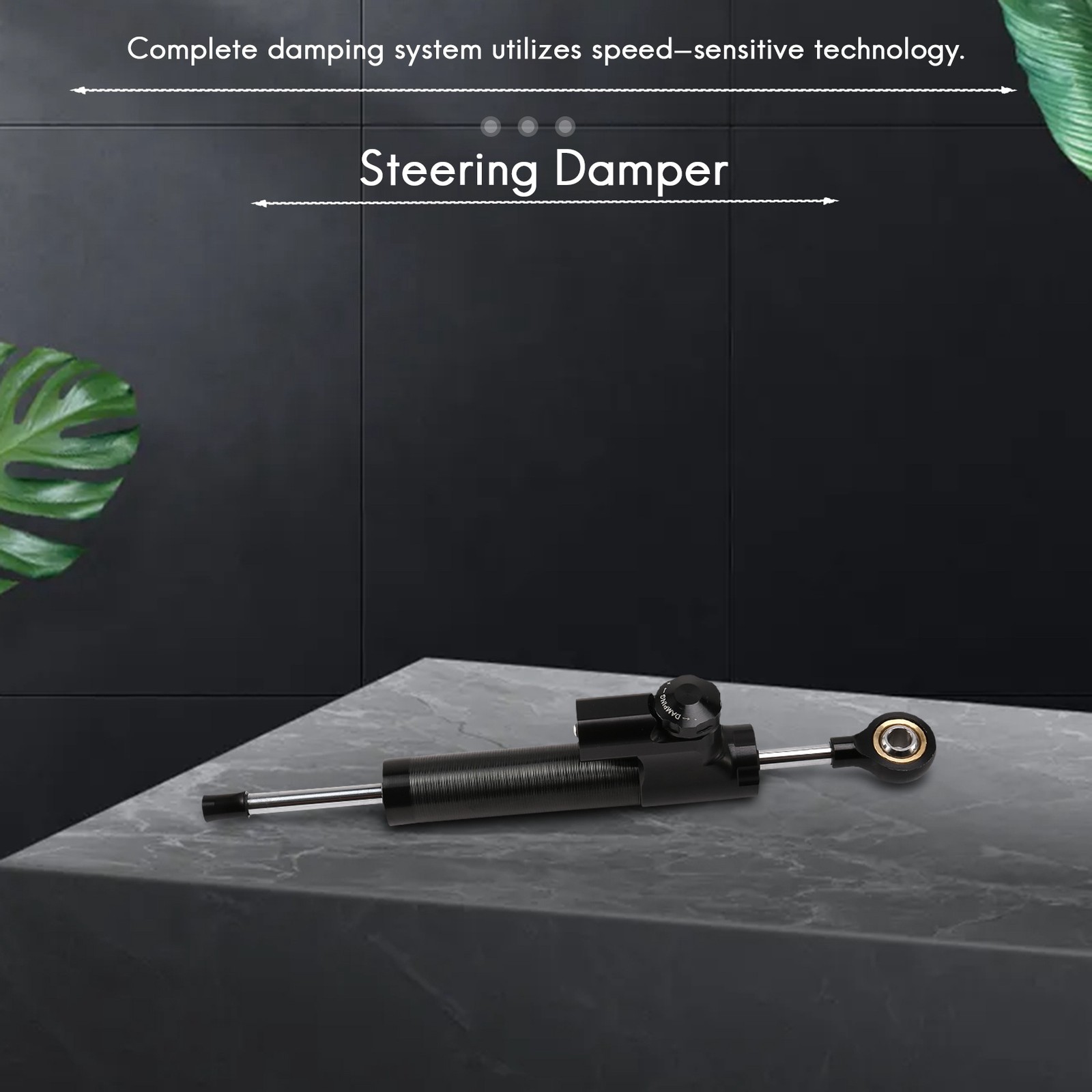 Universal Steering Damper Motorcycle Stabilizer Linear Reversed Control3137