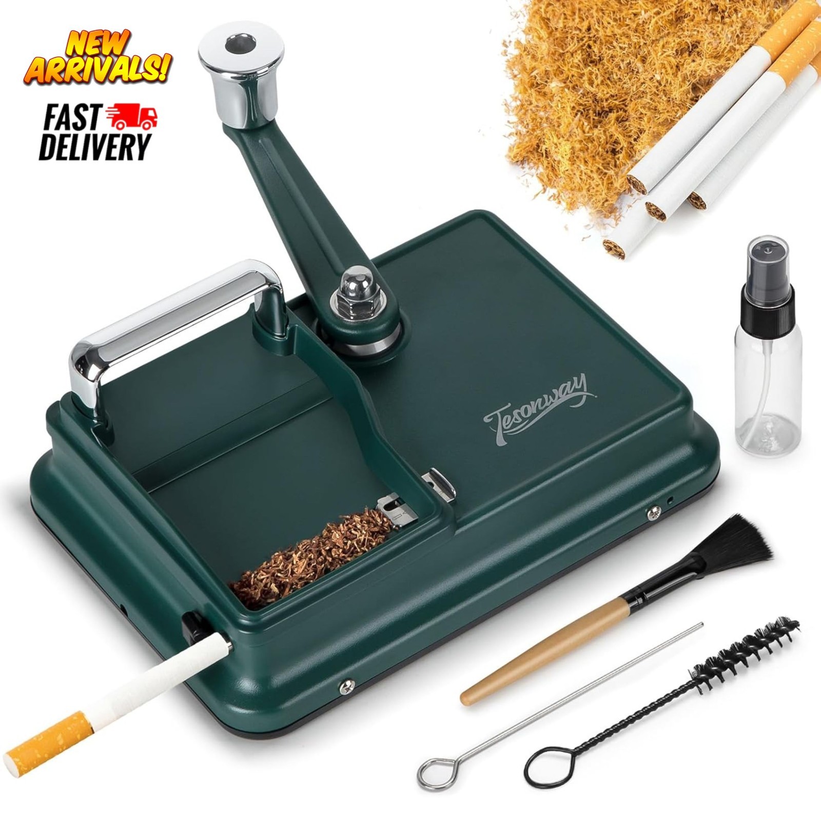 Cigarette Rolling Machine Tobacco Hand Operation Injector Maker Roll Your Cigar
