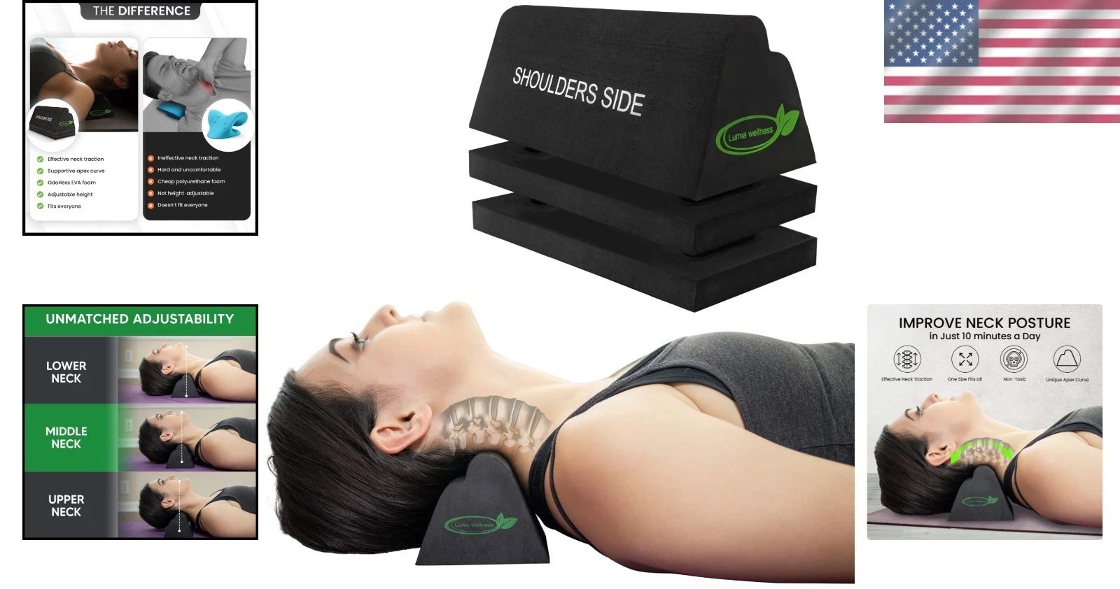 Cervical Traction Device – Adjustable Neck Support for Pain Relief & Alignment