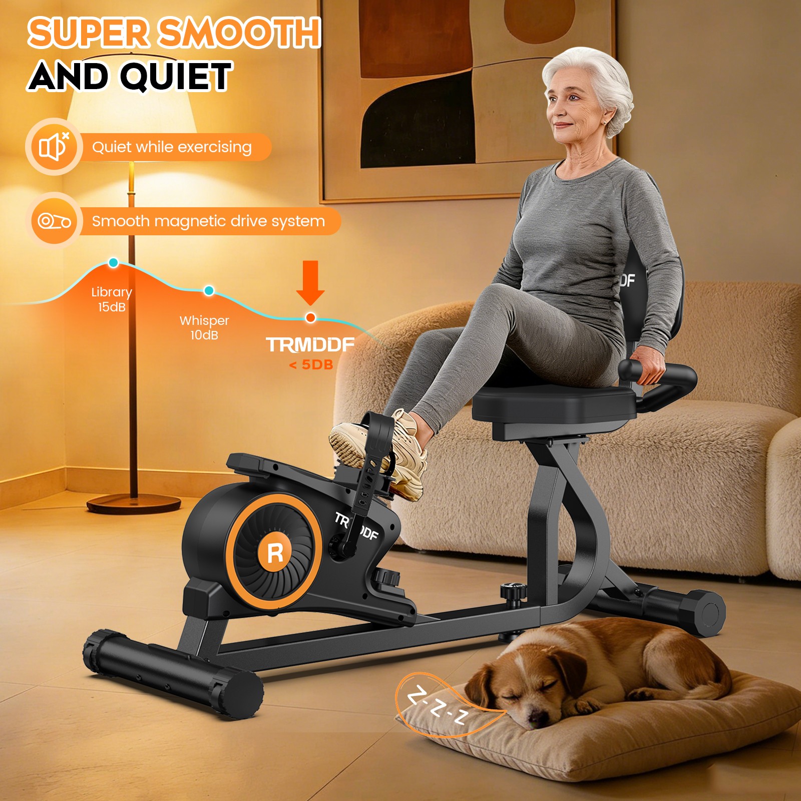 Indoor Recumbent Exercise Bike Fitness Bike Workout Bike Stationary Bike Cycling