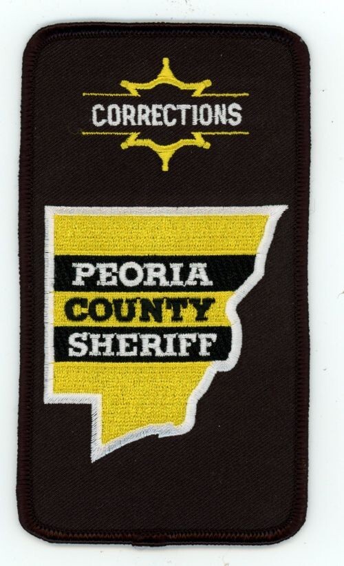 ILLINOIS IL PEORIA COUNTY SHERIFF CORRECTIONS NICE SHOULDER PATCH POLICE