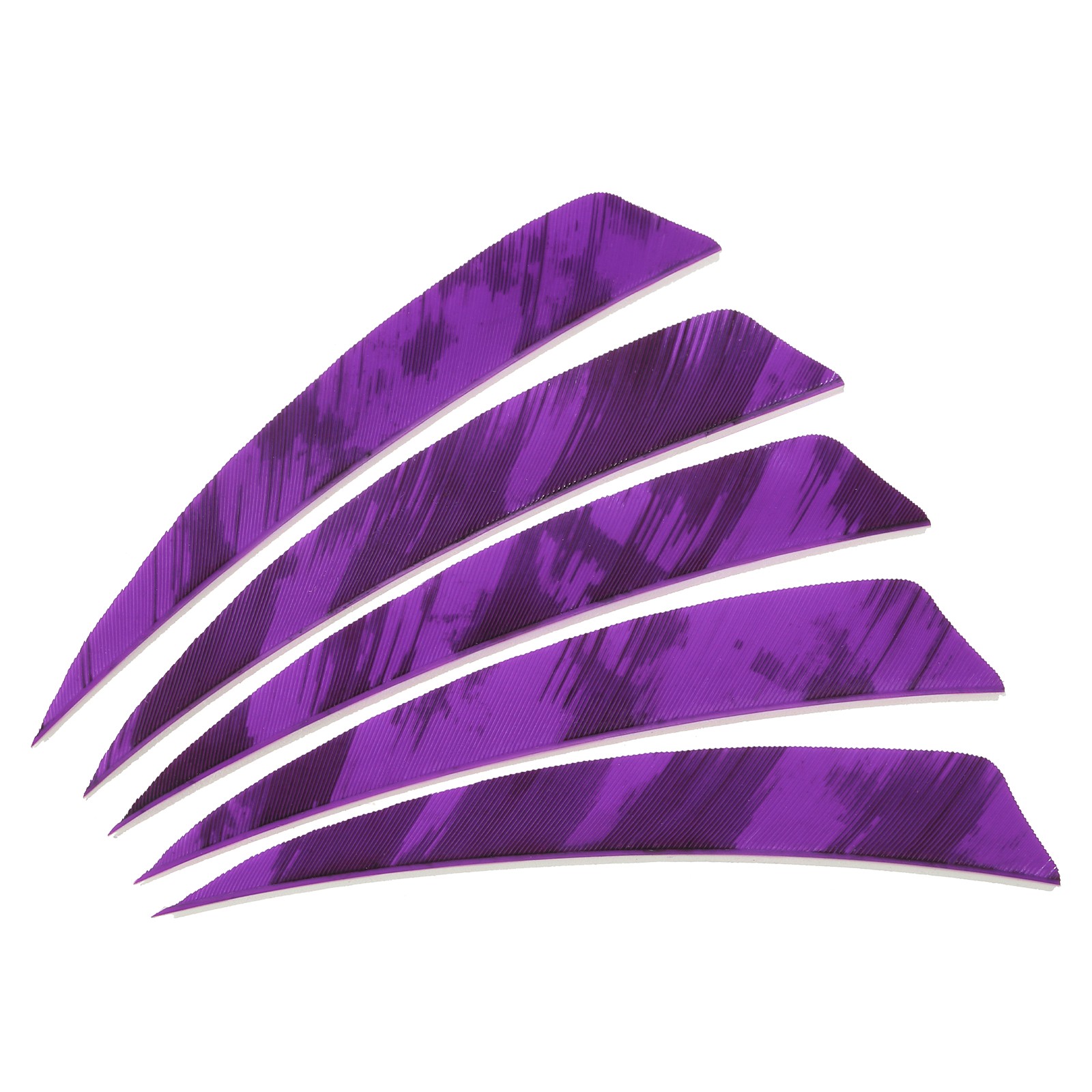 Arrows Cut Vanes 20 Pack 4 Inch Arrow Feather Right Wing, Purple
