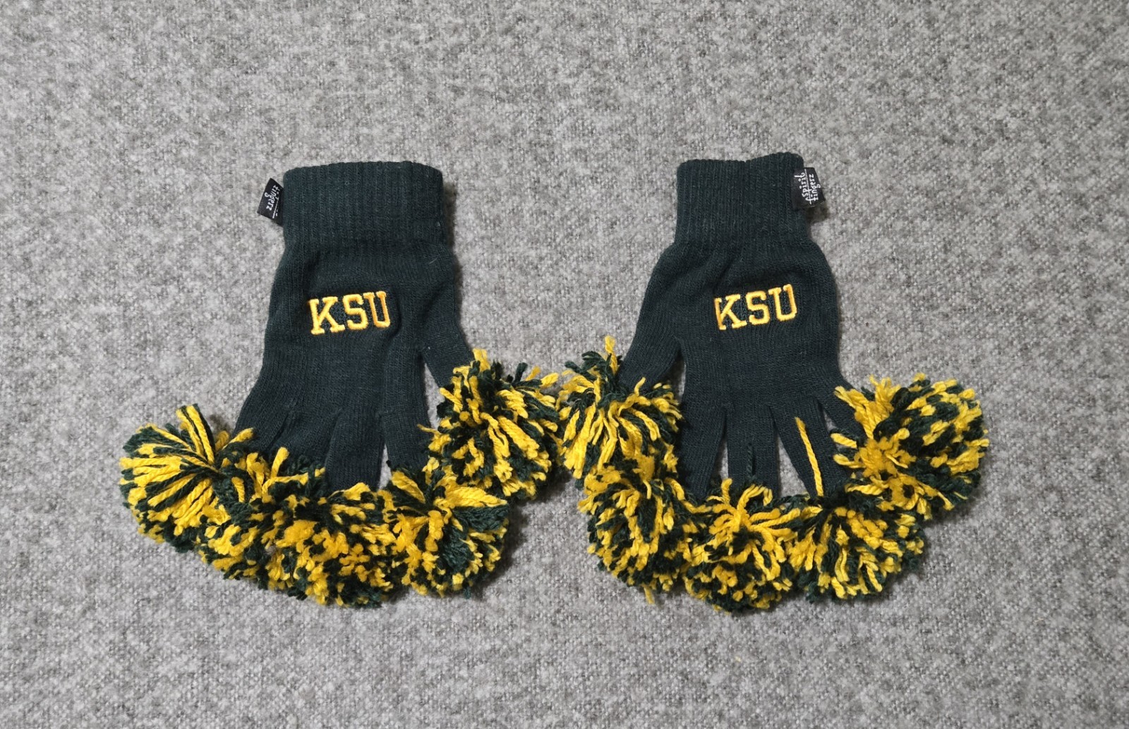Spirit Fingerz KSU Pom Pom Gloves OSFM adult Kentucky State