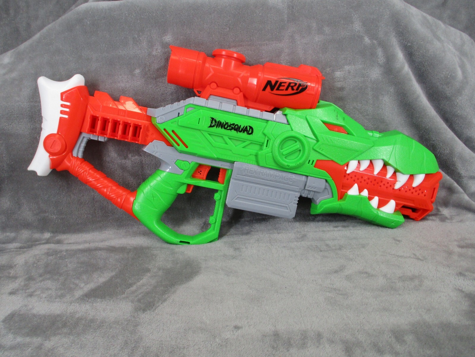 Nerf Dinosquad Rex-Rampage Blaster Dart Gun Motorized Blasting Hasbro