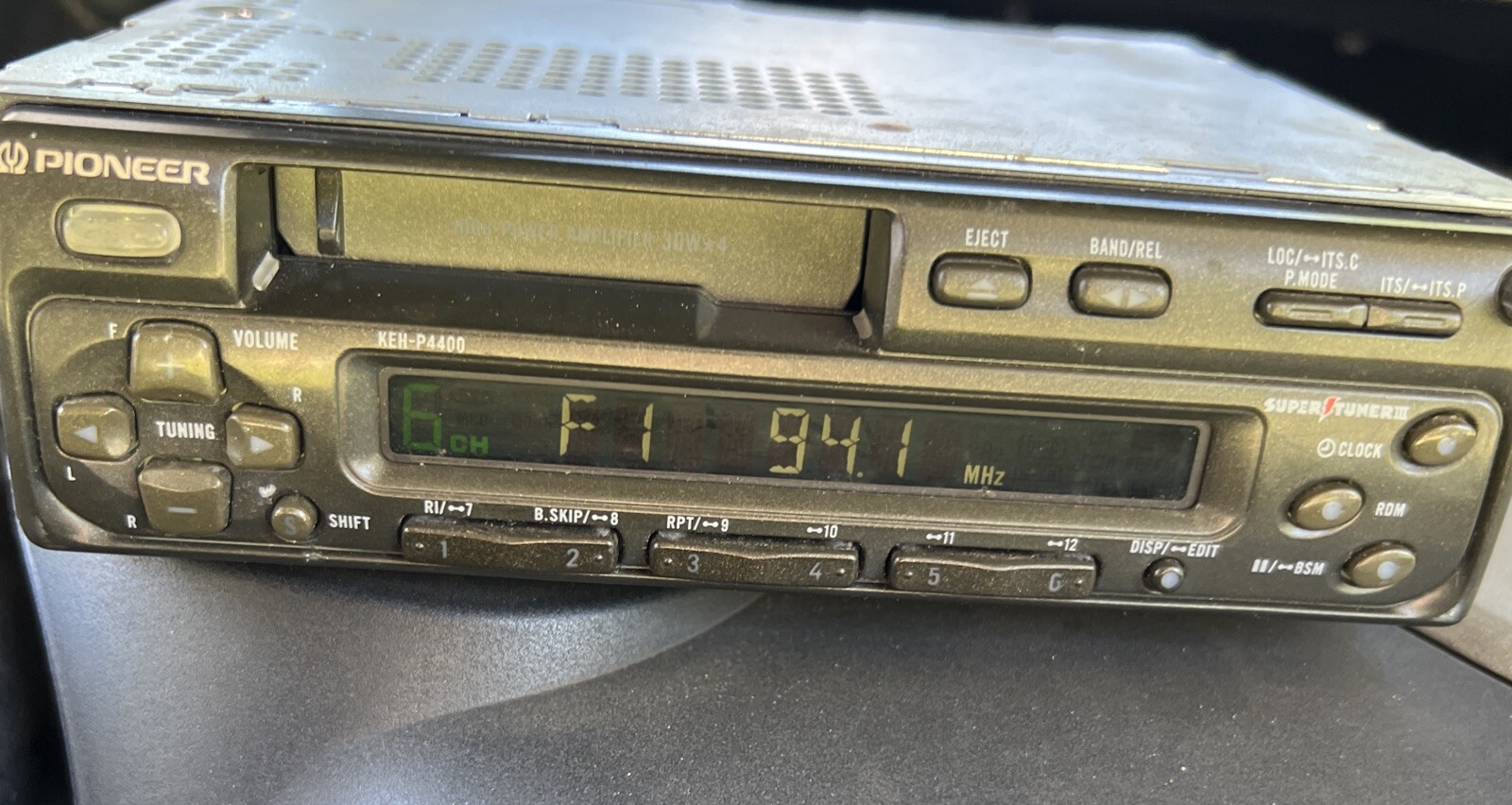 Pioneer KEH-P4400 Car Radio & Cassette Tape Player WITH FACE Removable TESTED *R